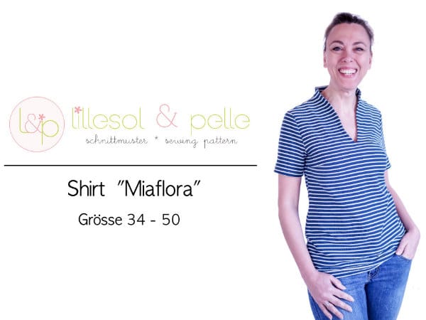 Shirt "Miaflora von Lillesol&Pelle | einfach nähen lernen