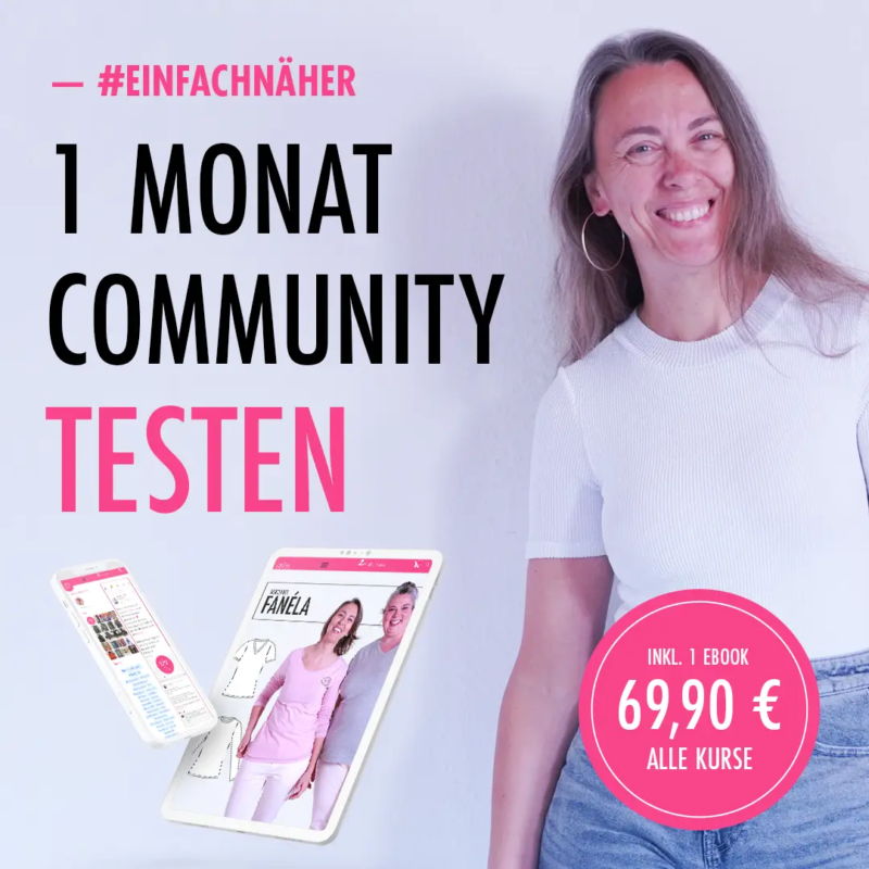 1 Test-Monat #einfachnäher [Digital]