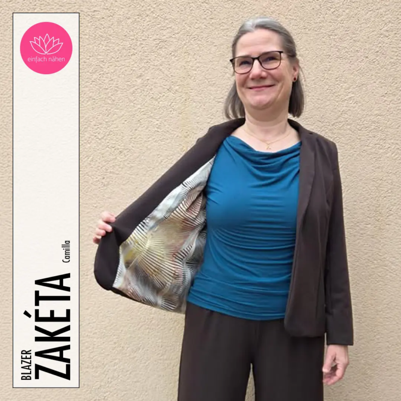 "Blazer Zakéta" Papierschnittmuster – Bild 3